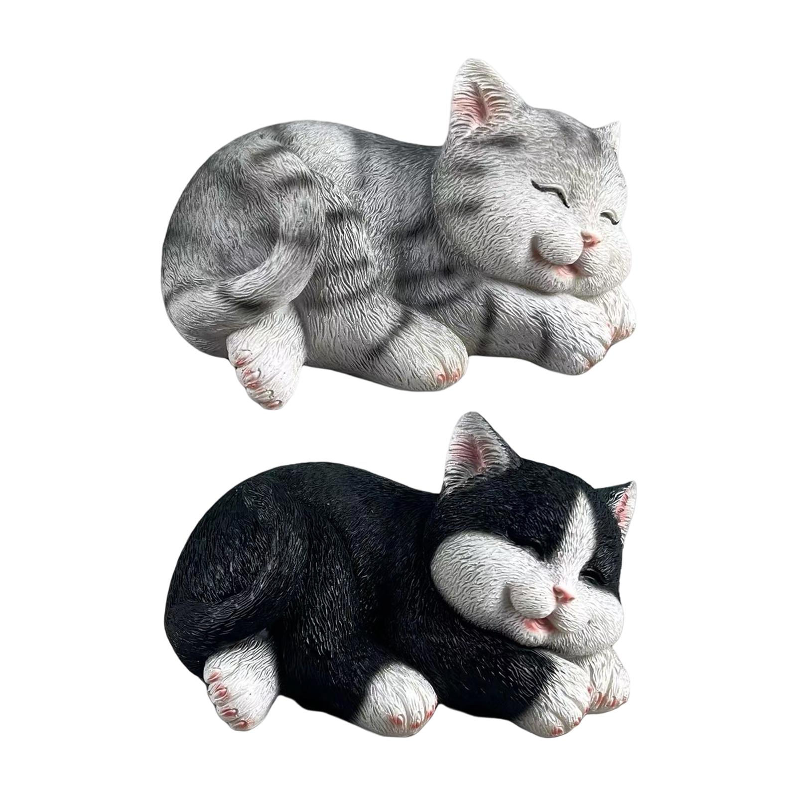 Kedi heykelcik bahçe heykeli y - Resin Art Table incelemesi ve fiyatı